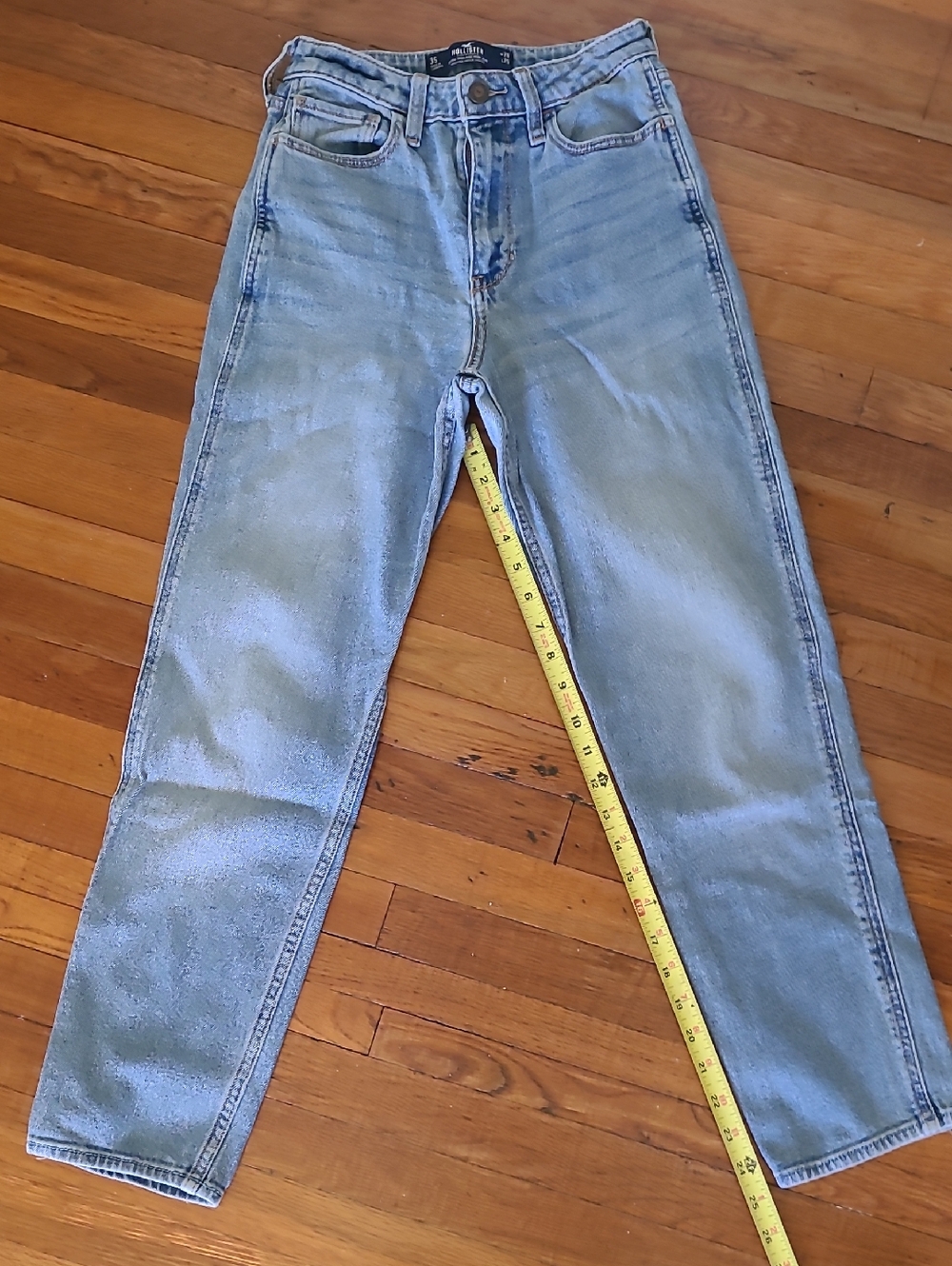 Hollister Light Blue Straight Leg Jeans